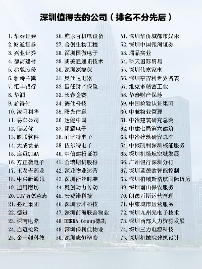 深度解析，公司排名榜的解读与实用指南