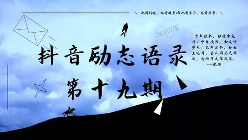 励志语录视频素材的魅力及应用价值探索