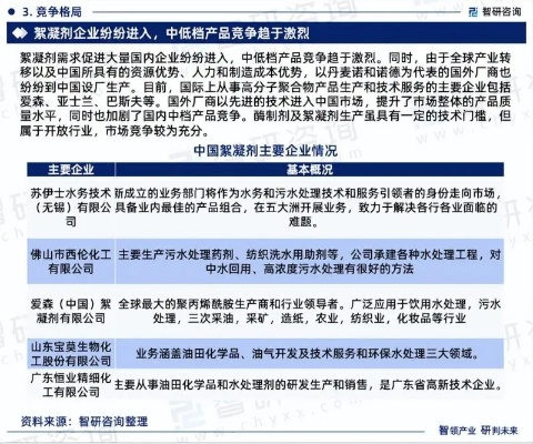 探寻行业领军者，脱色絮凝剂生产公司排名大揭秘！