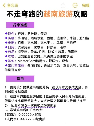 中国到越南最新出境攻略，实用指南与旅行建议