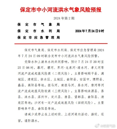 保定南水北调发洪水最新动态，应对策略与关注焦点
