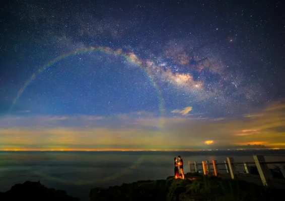 云端之上的浪漫邂逅，星星吻出的共享之旅